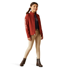 Youth Ariat Unisex New Team Softshell Jacket Fired Brick