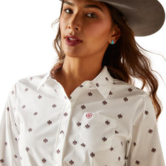 Ariat Womens Kirby Stretch Long Sleeve Shirt | Thunderbird Print