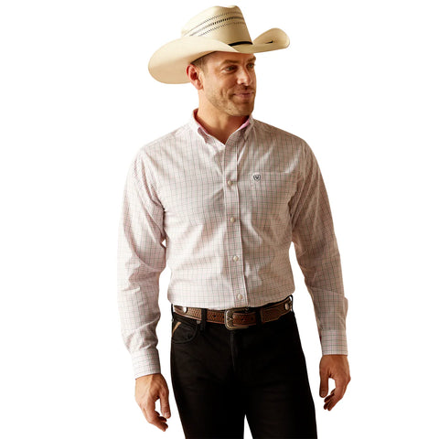 Mens Ariat Wrinkle Free Ozzy Fitted Shirt