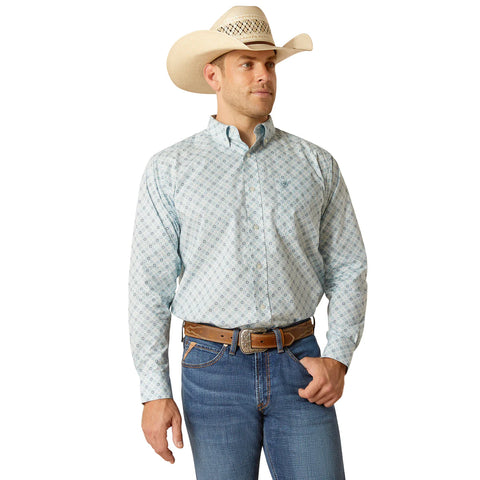 Ariat Mens Pro Series Eamon LS Shirt | Blue Heaven