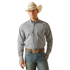 Ariat Mens Pro Series Ewan LS Shirt | Aqua