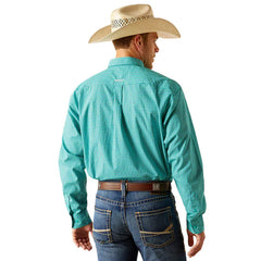 Ariat Mens Jaylin LS Shirt | Turquoise