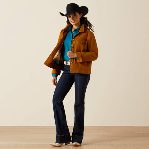 Ariat Women’s Jacket ‘Grizzly Rancher’ Chestnut Horse