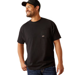 Ariat Mens Rebar Workhog Tee | Black
