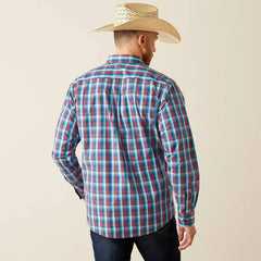 Ariat Men's Pro Series Smith Navy Classic Fit Shirt