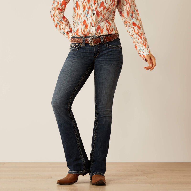 Ariat Women's Mid Rise Boot Cut Jean | Lilla Missouri