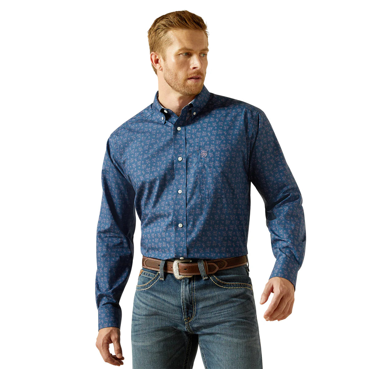 Ariat Mens Wrinkle Free Darwin Classic Fit Shirt