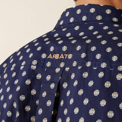 Ariat Mens Sammy Fitted Shirt | Dark Blue