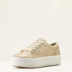 Ariat Ladies Skylar Shoe - Pearl Floral Emboss