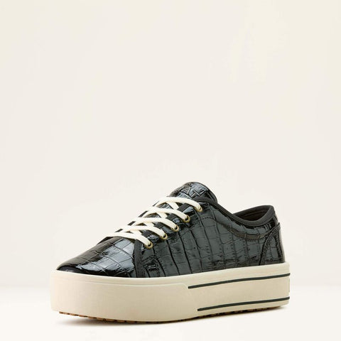 Ariat Ladies Skylar Shoe - Luxe Caviar Croc Print