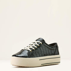 Ariat Ladies Skylar Shoe - Luxe Caviar Croc Print