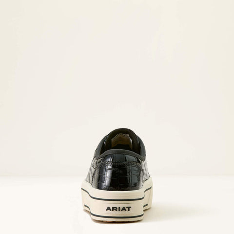 Ariat Ladies Skylar Shoe - Luxe Caviar Croc Print