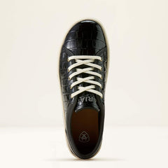 Ariat Ladies Skylar Shoe - Luxe Caviar Croc Print