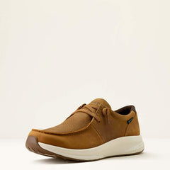 Ariat Mens Buckeye H2O Shoe | Dusted Wheat/Cashew Emboss