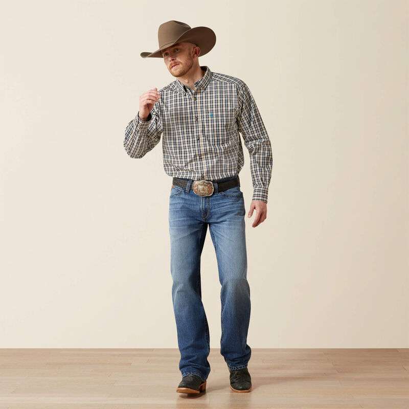 Ariat Mens Pro Series Tex L/S Shirt Black
