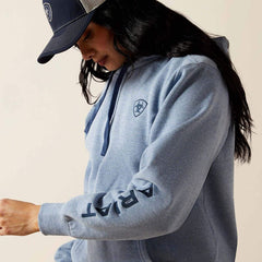 Ariat Womens Logo 2.0 Hoodie Vinatge Indigo Heather