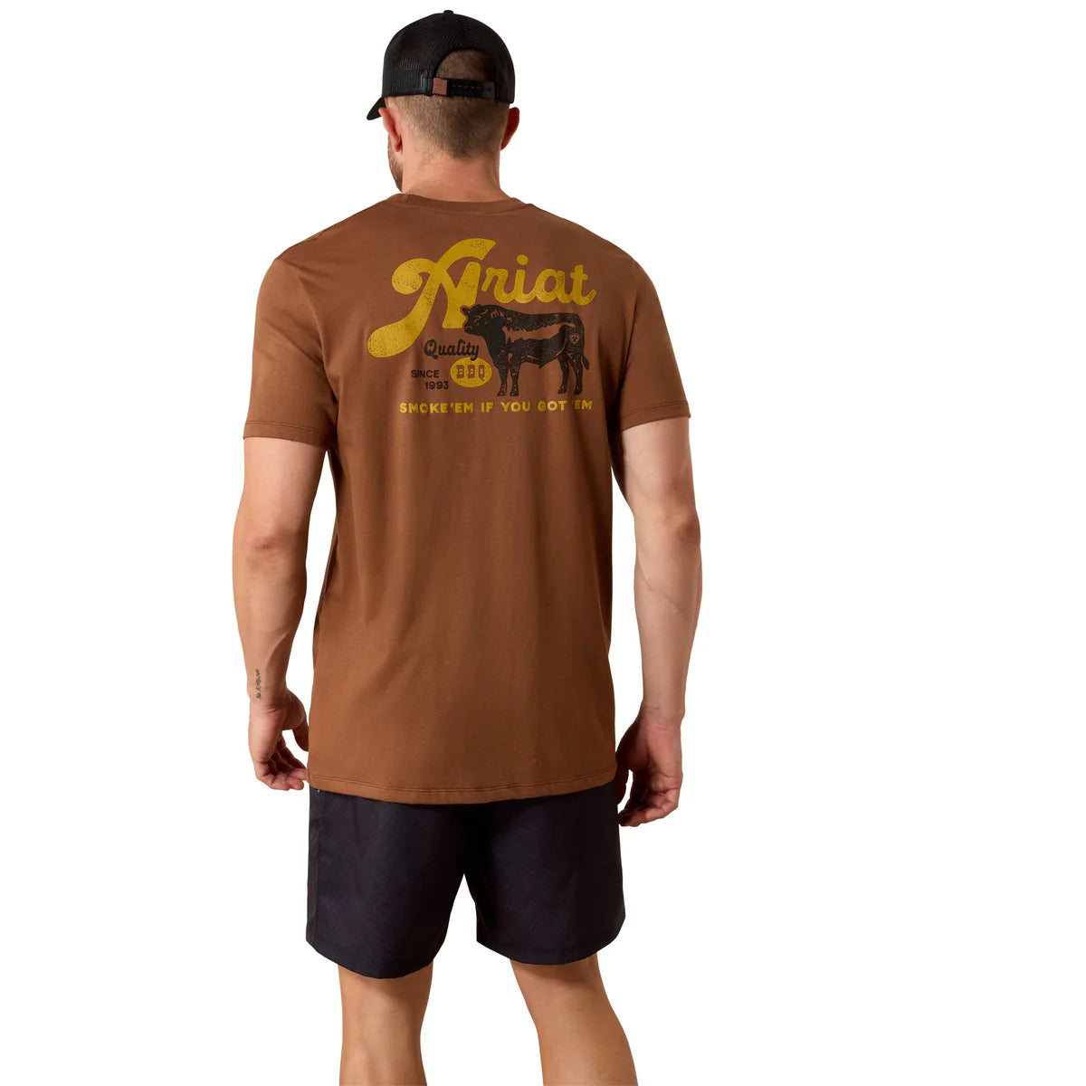 Men's Ariat BBQ Smoke Classic Fit T-Shirt