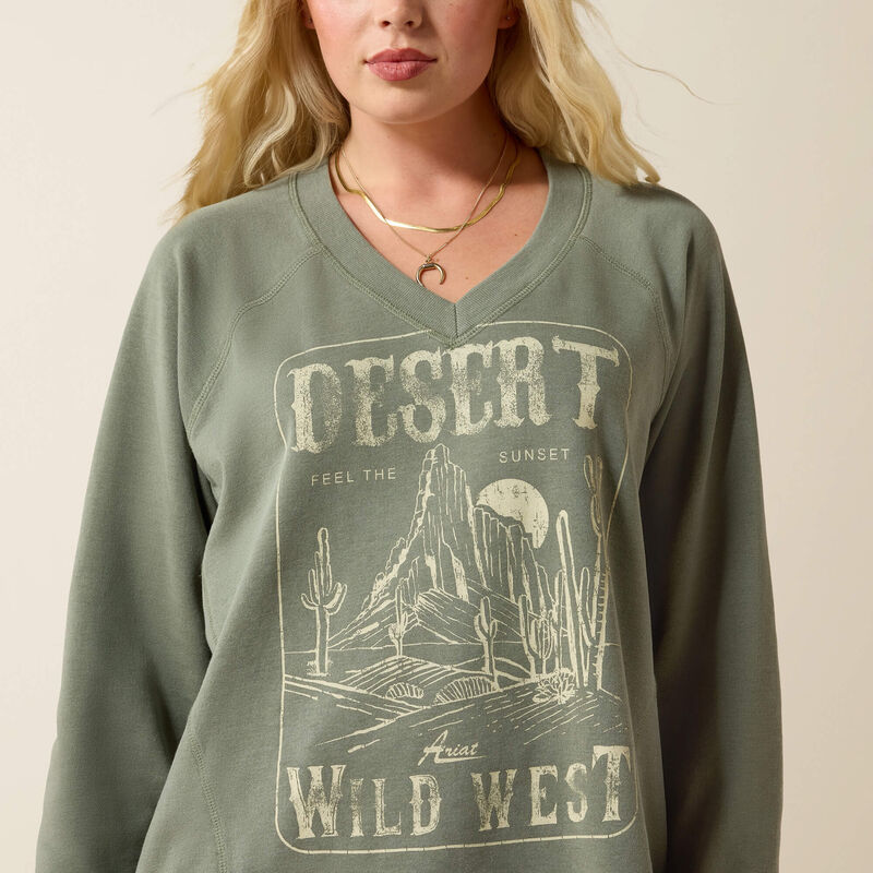 Ariat Womens Victoria Sweatshirt | Sea Spray