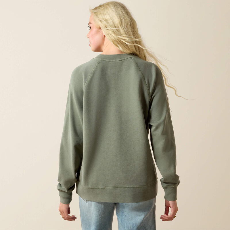 Ariat Womens Victoria Sweatshirt | Sea Spray