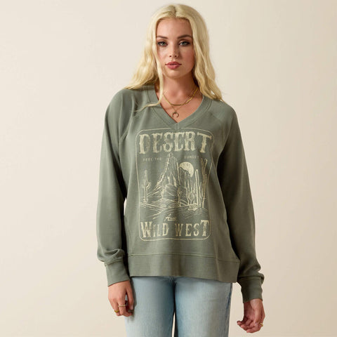Ariat Womens Victoria Sweatshirt | Sea Spray