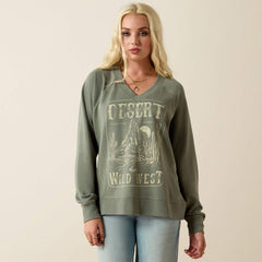 Ariat Womens Victoria Sweatshirt | Sea Spray