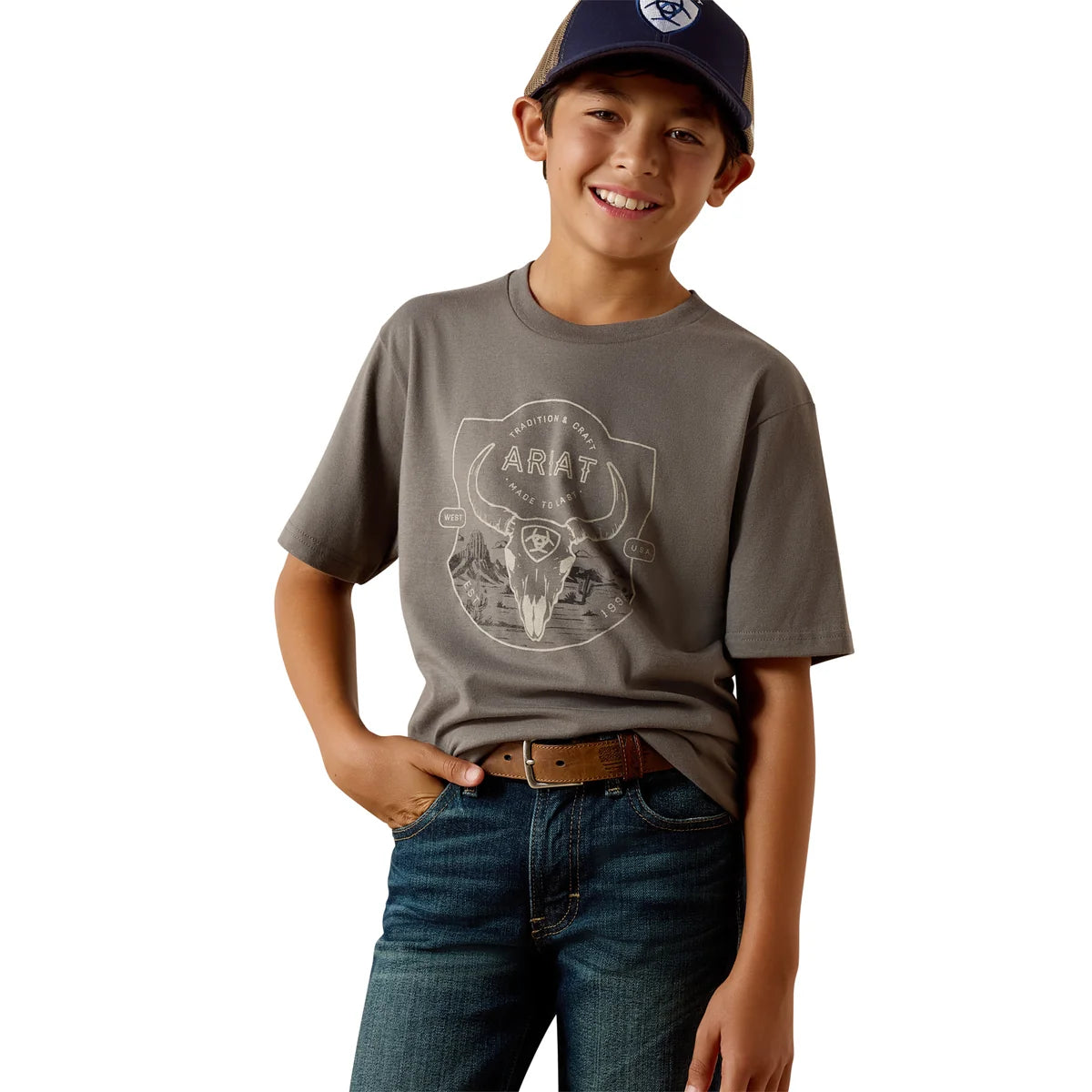 Boys Ariat Desert Badge Tradition T-Shirt