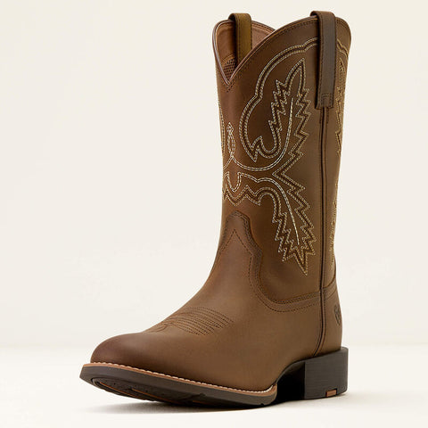 Ariat Mens Sport Stratten Wide Toe - Distressed Brown