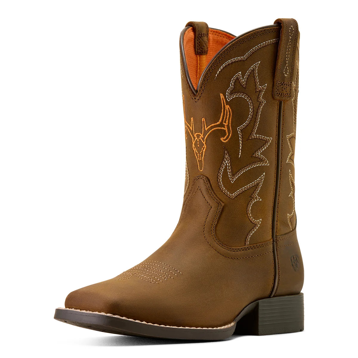 Kids' Deer Ridge Wide Square Toe Western Boot