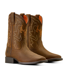 Kids' Deer Ridge Wide Square Toe Western Boot