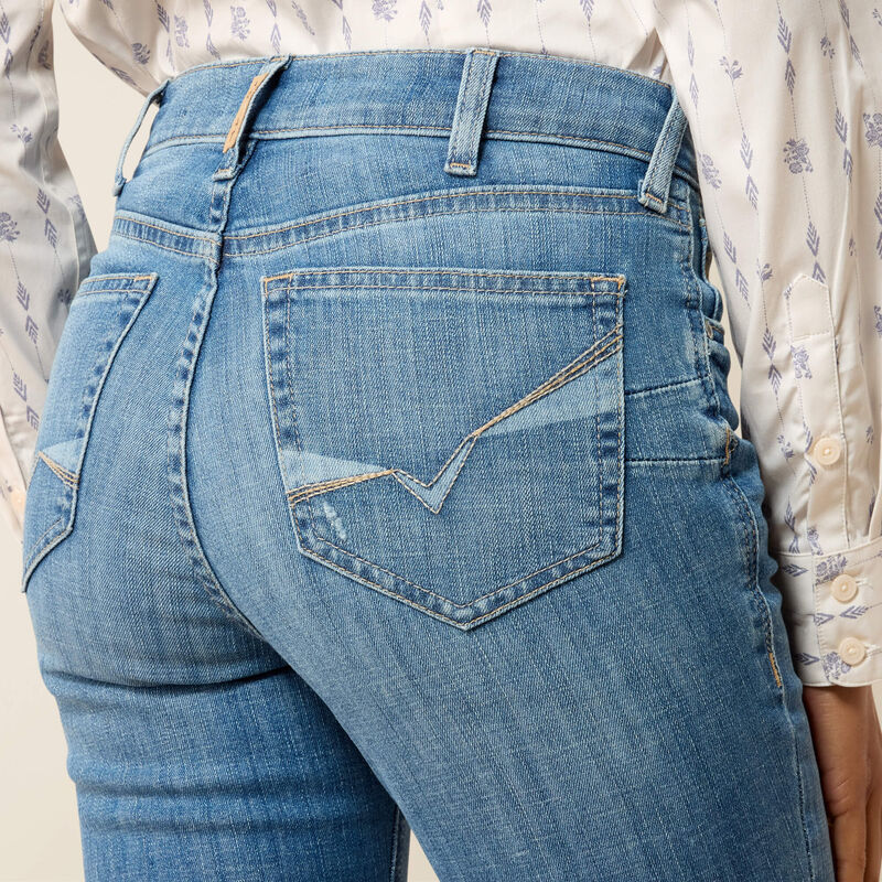 Ariat Womens High Rise Boot Cut Jeans - Lyra Belfair