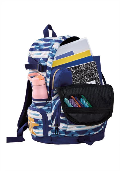 Tin Haul Retro Aztec (Blue) - Nylon Backpack