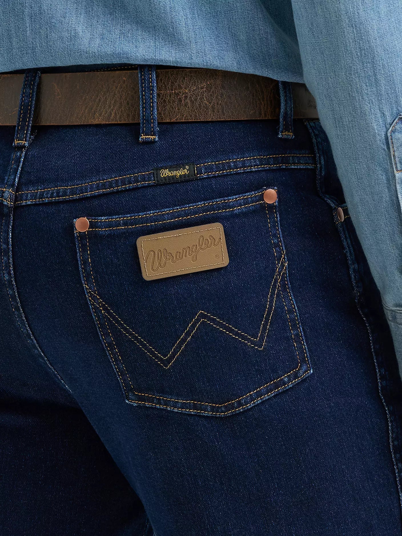 Mens Wrangler® Toughlite™ Cowboy Cut® Slim Fit Jean