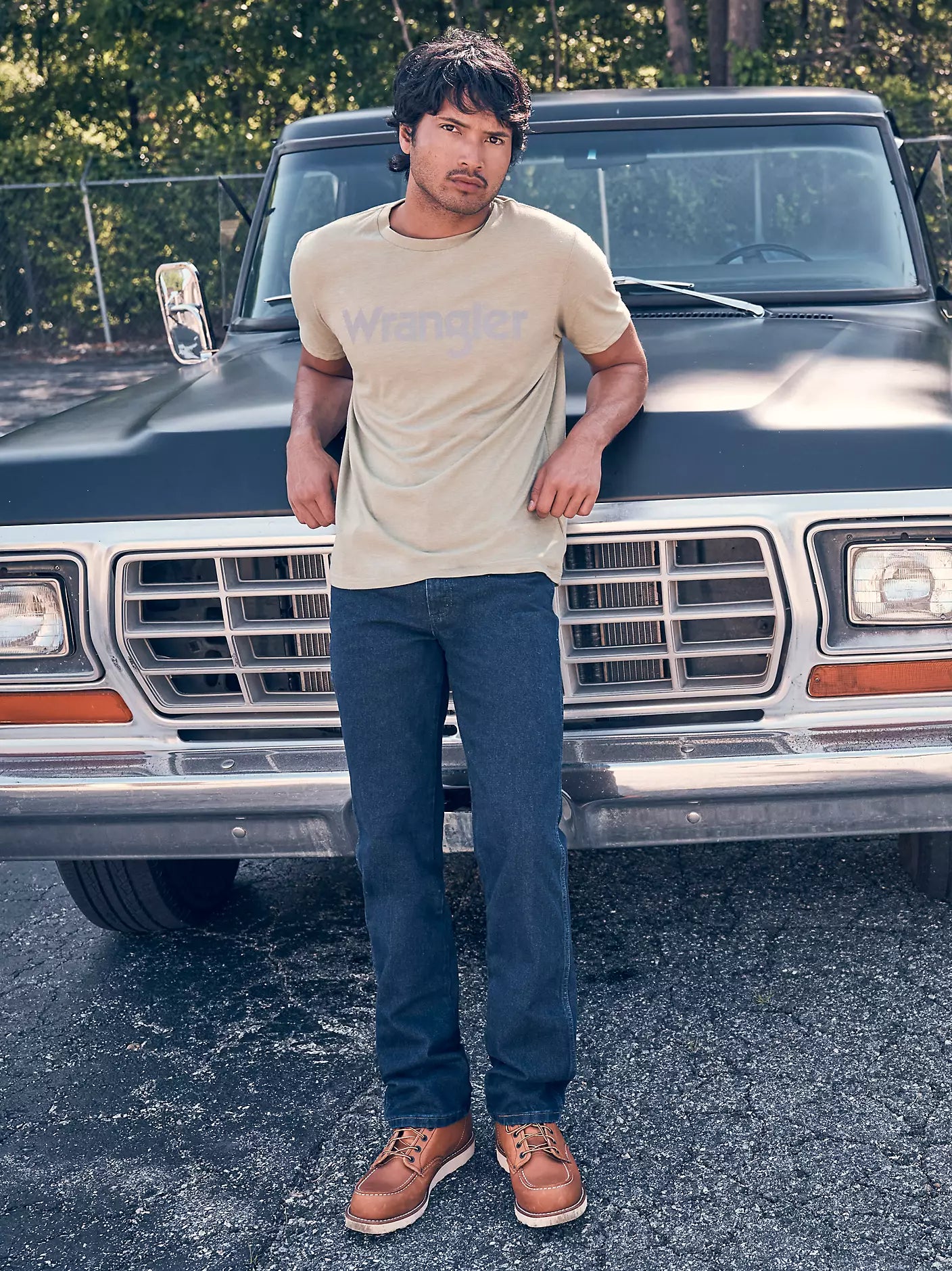 Mens Wrangler® Toughlite™ Cowboy Cut® Slim Fit Jean