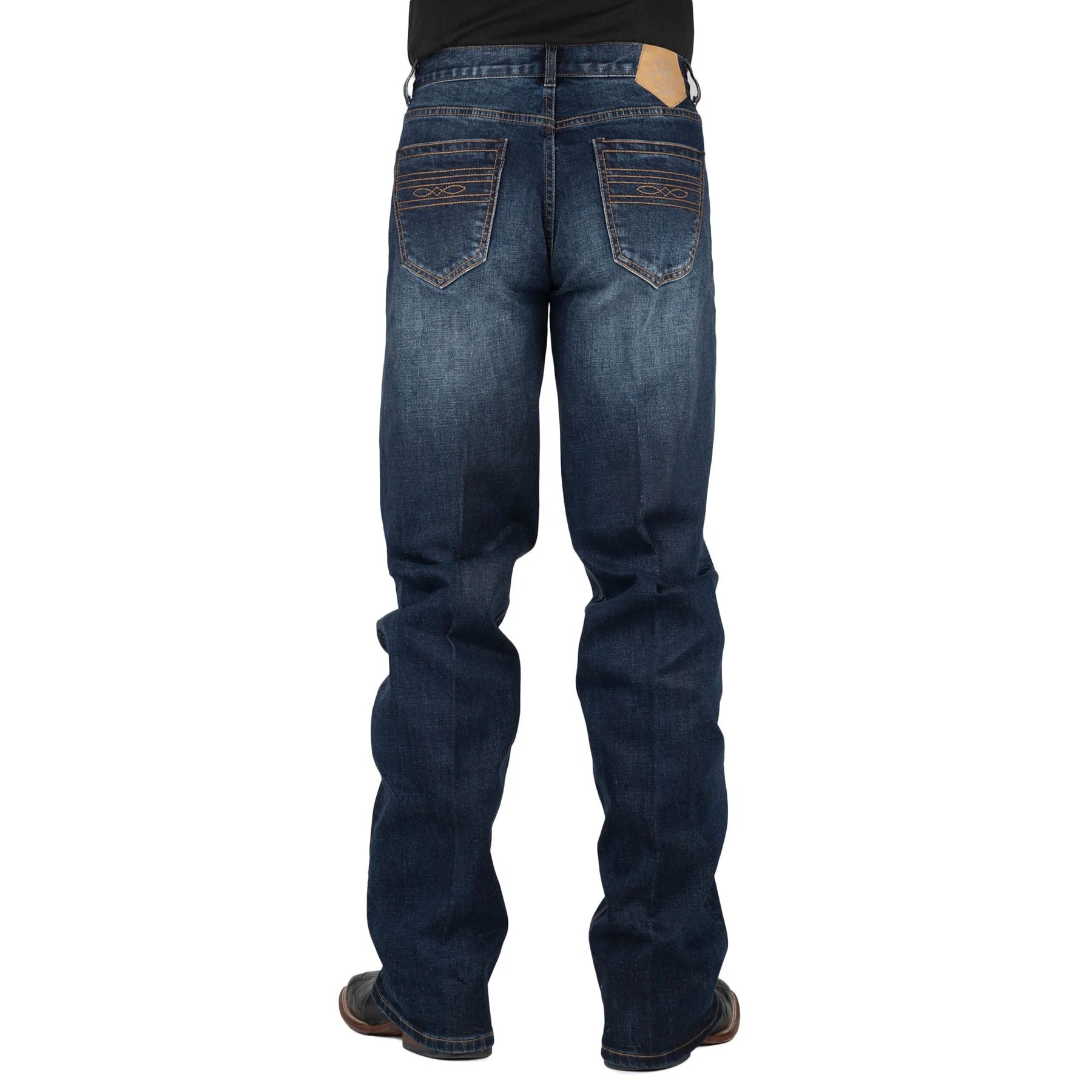 Tin Haul Men's Jeans 421 Regular Joe Fit Toe Bug Stitching Pocket
