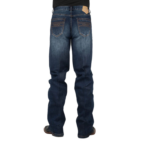 Tin Haul Men's Jeans 421 Regular Joe Fit Toe Bug Stitching Pocket