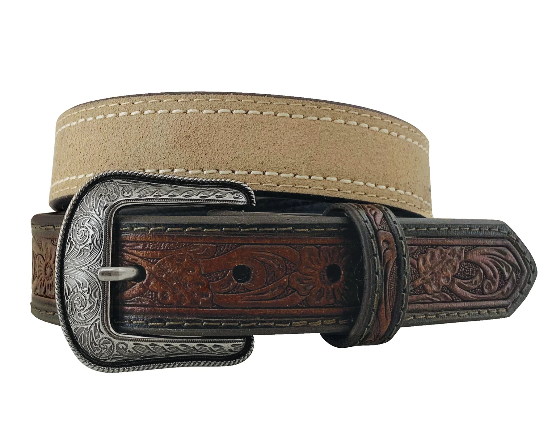 Roper Boys Leather Grain Belt