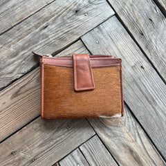 Compact Cowhide Wallet | Tan