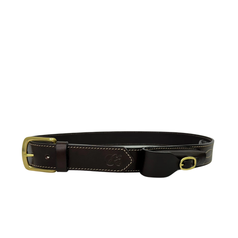 Boss Cocky Cattleman Belt with Buckle Knife Pouch