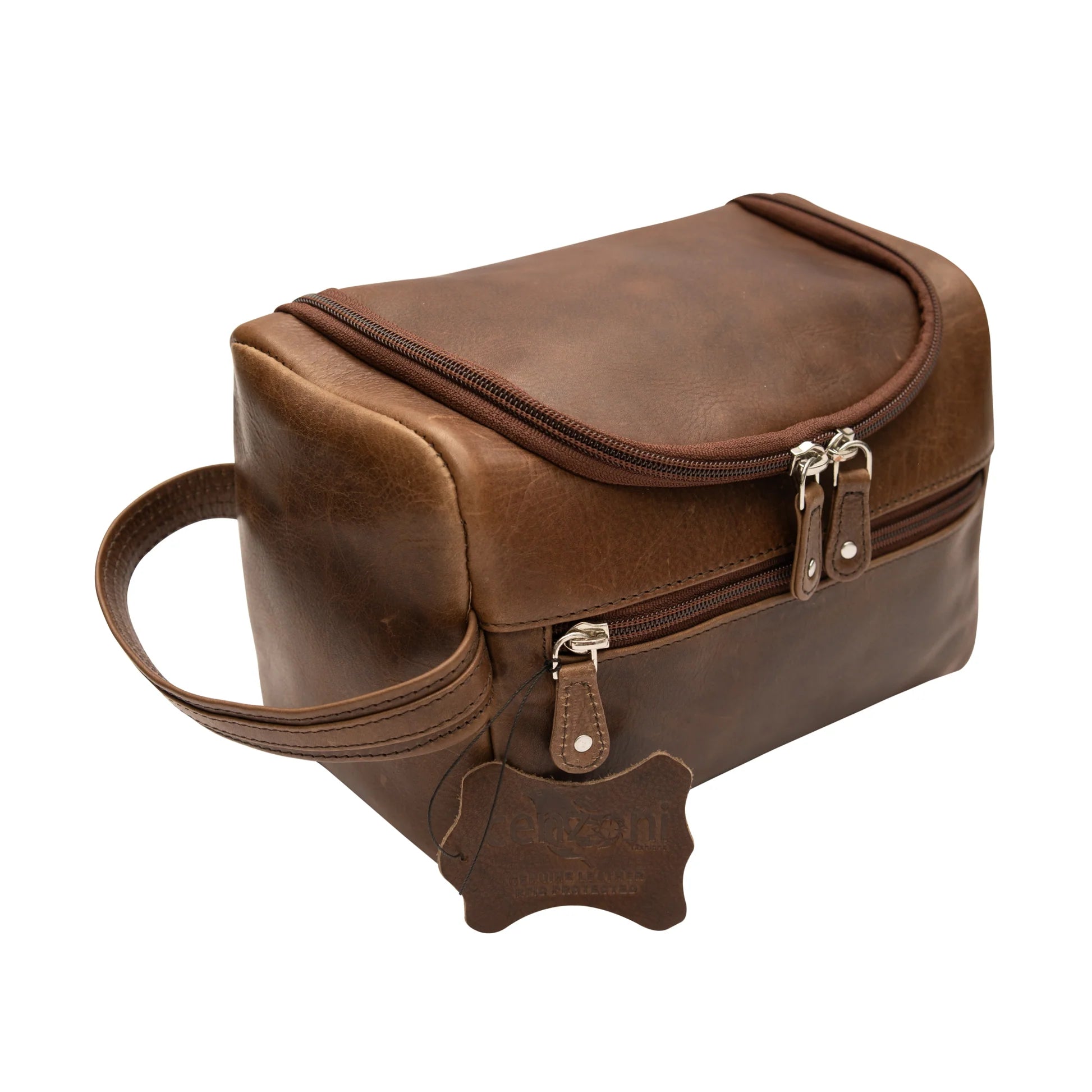 Cenzoni Leather Toiletries Bag