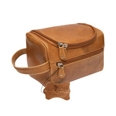 Cenzoni Leather Toiletries Bag