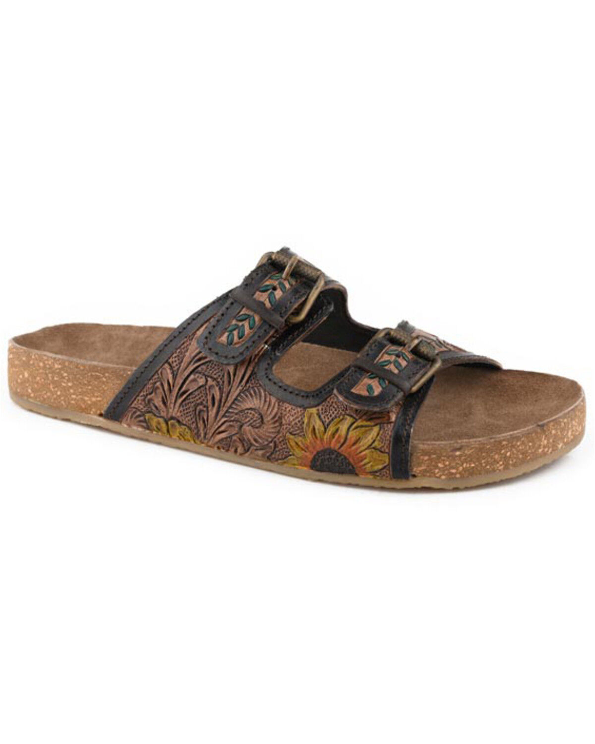 Roper Womens Sandal - Desiree Tooled