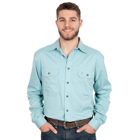 Just Country Evan Full Button Shirt - Reef