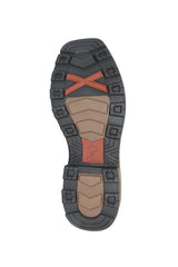 twisted X Mens 11 Ultralite Work Boot - Chocolate/Burnt Brown