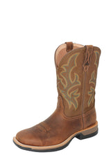 Twisted X Mens 11 Tech x1 Canvas Boot - Brown/Brown