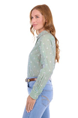 Thomas Cook Womens Jade Shirt | Sage/White