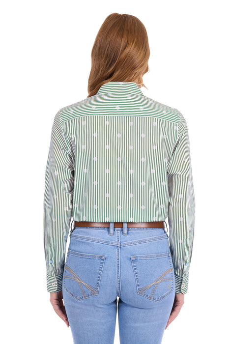 Thomas Cook Womens Jade Shirt | Sage/White