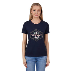 Wrangler Women's Darcy Tee-  Navy