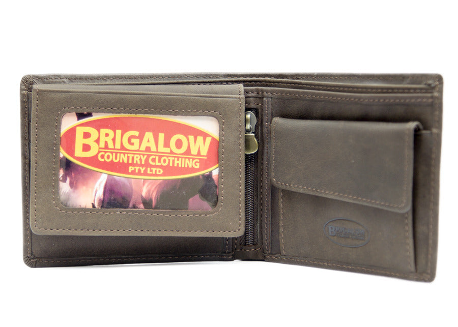 Brigalow Bullrider - Bi-Fold - Dark Brown Leather - 5101D