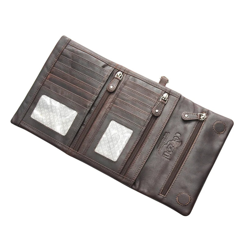 Cenzoni Ladies Trifold Leather Wallet
