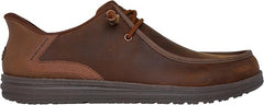Sketchers Melson Edrick Slip on Shoe - Dark Brown